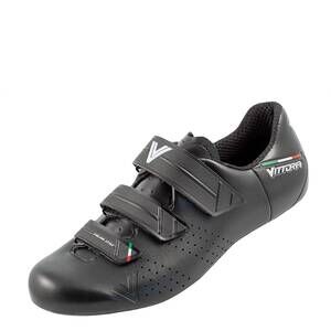 NEW VITTORIA unisex rapide road cycling shoes in black